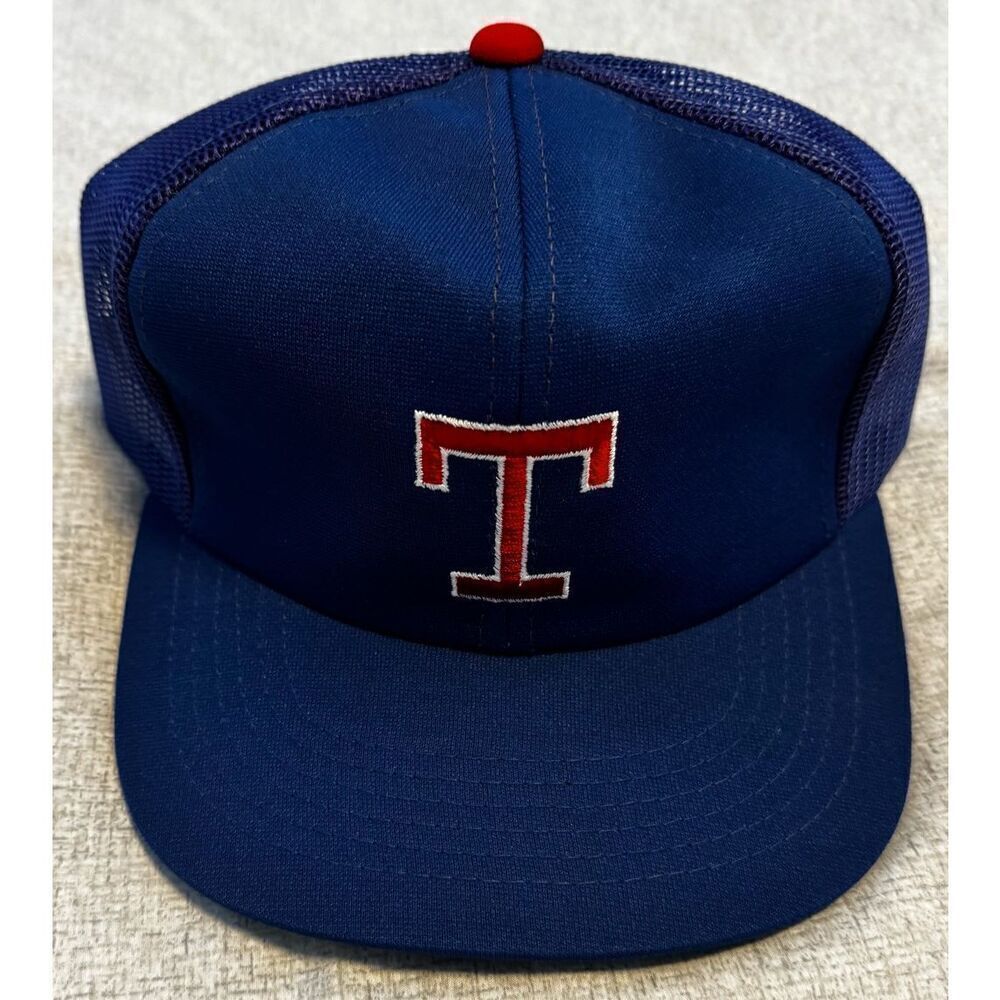Texas Rangers Sports Specialty Snapback Mesh Trucker Blue Red Hat Cap New
